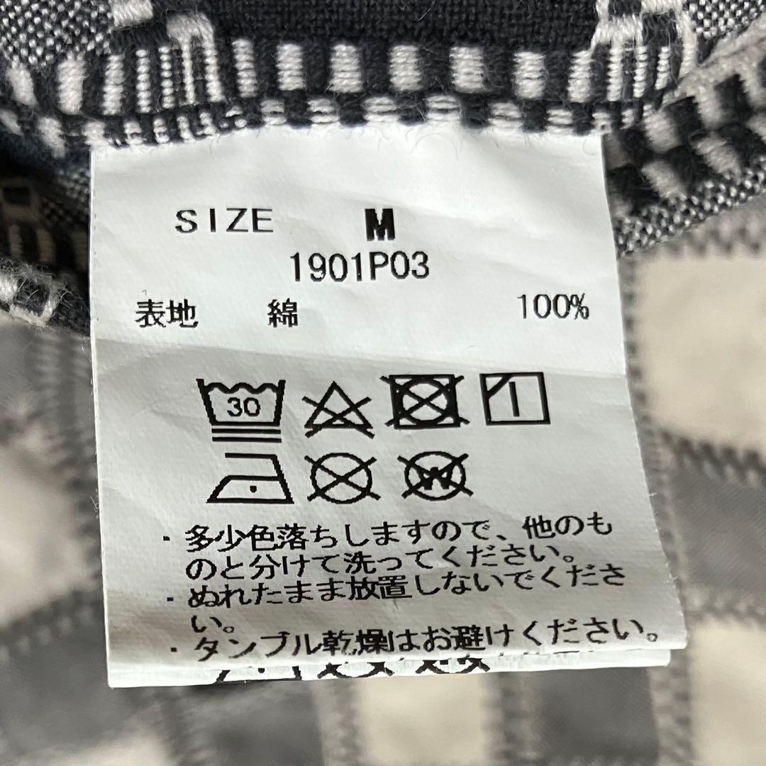 KUON×DAN別注 吉野格子パンツ チェックパンツ クオン ダン ハズム M