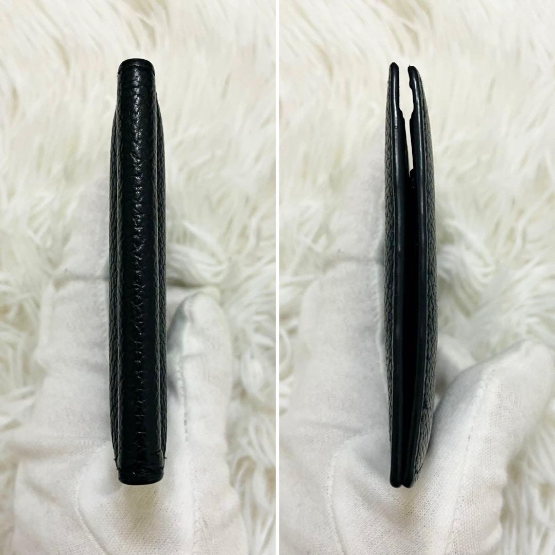 極美✨付属完備✨BALENCIAGA マネークリップ レザー エブリデイ 黒