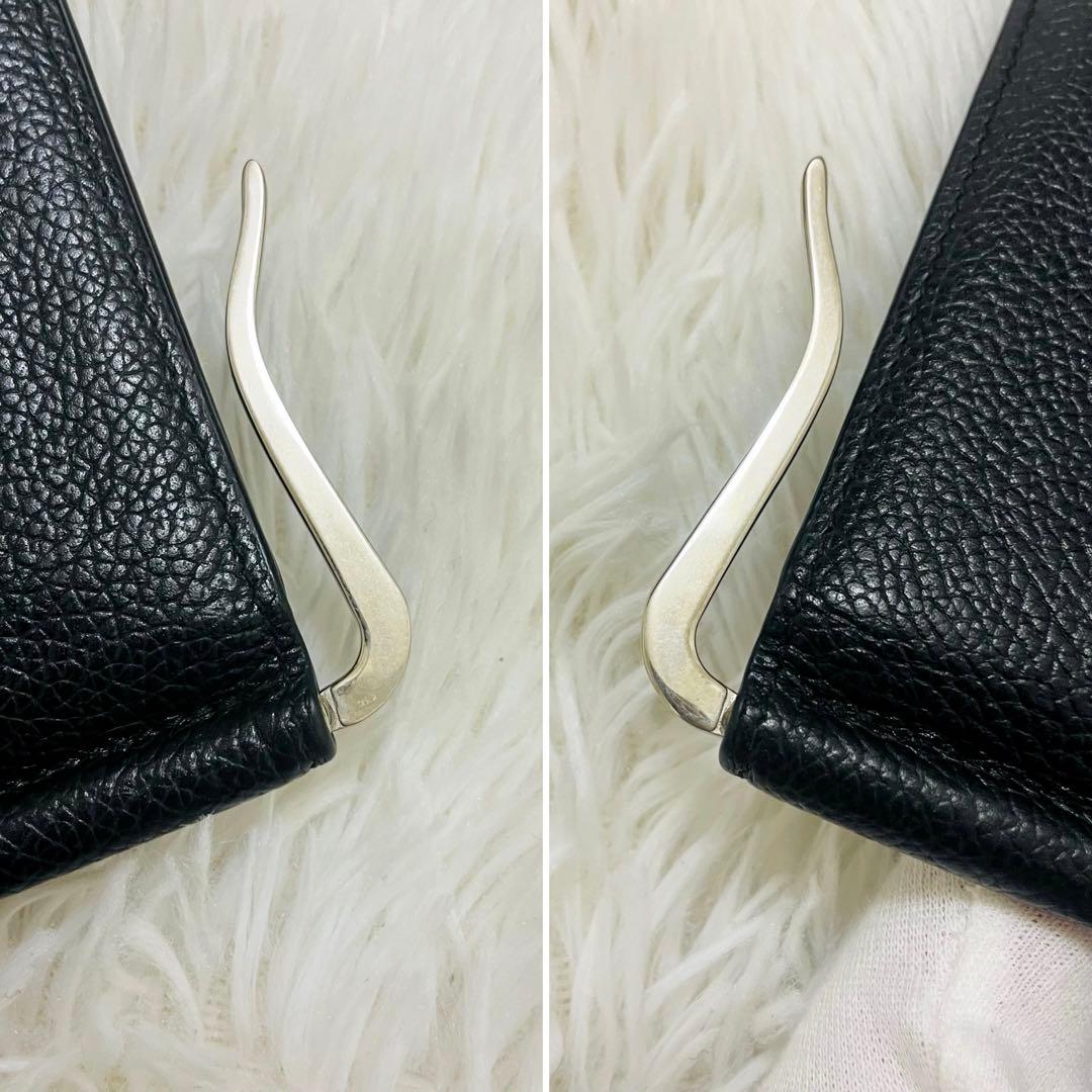 極美✨付属完備✨BALENCIAGA マネークリップ レザー エブリデイ 黒