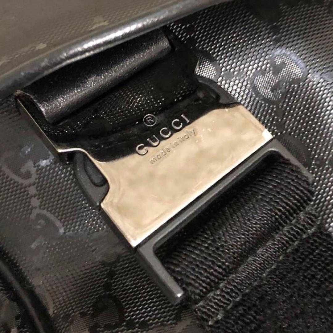 極美品✨グッチ GUCCI メッセンジャーバッグ ショルダーバッグ　ブラック
