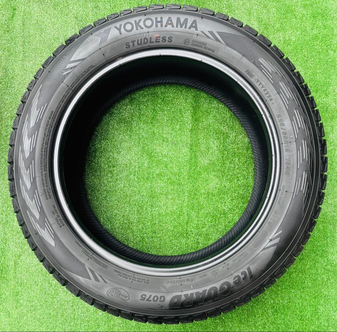 YOKOHAMA ice GUARD 225/60R18 2024年製 深山