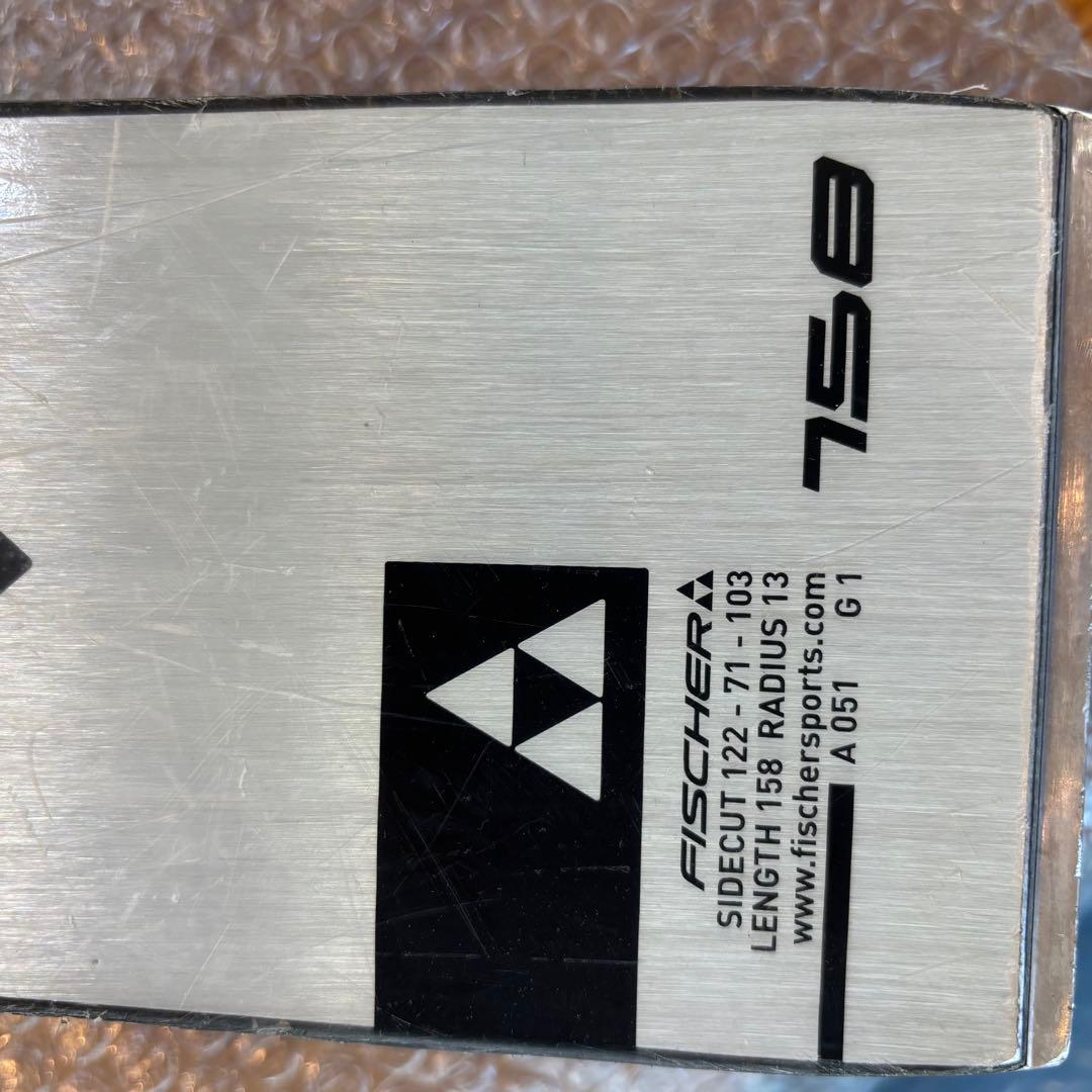 メンズ　Fischer C-LinePrime158cmスキー板　ビンディング付