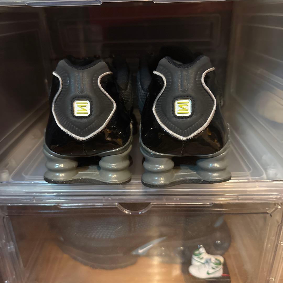 靴 Nike Shox TL \"Black and llic Silver