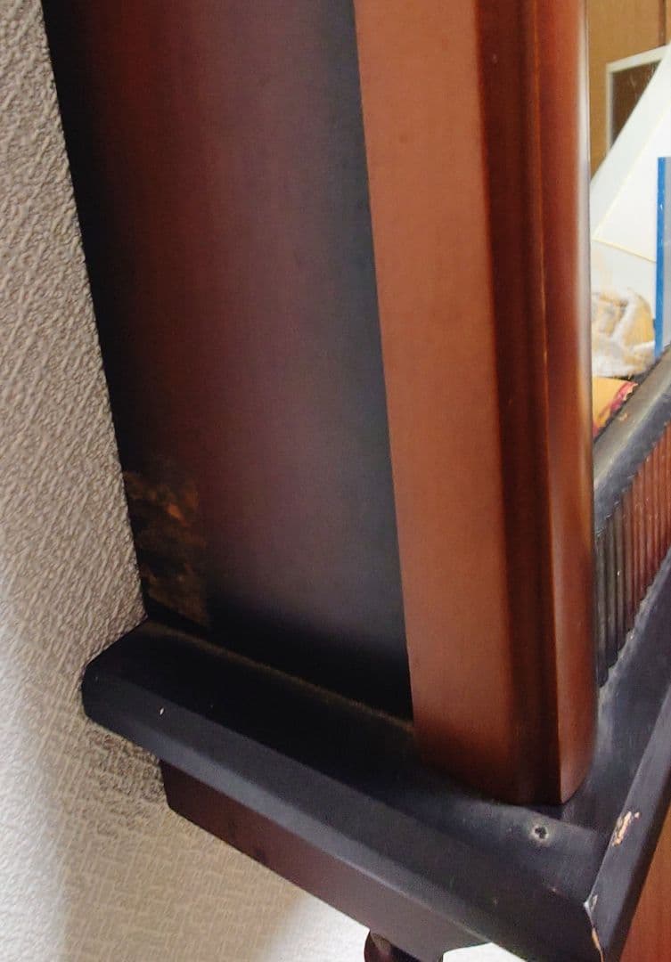 クラシック大型木製掛時計 ダークブラウン
