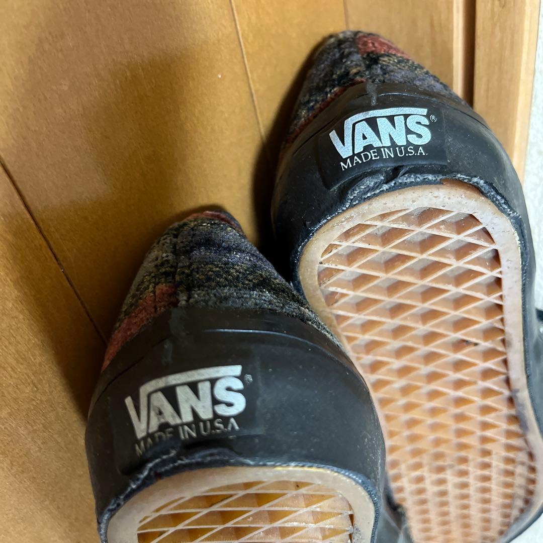 90s VANS ERA 別珍 US8 アメリカ製 ビンテージ