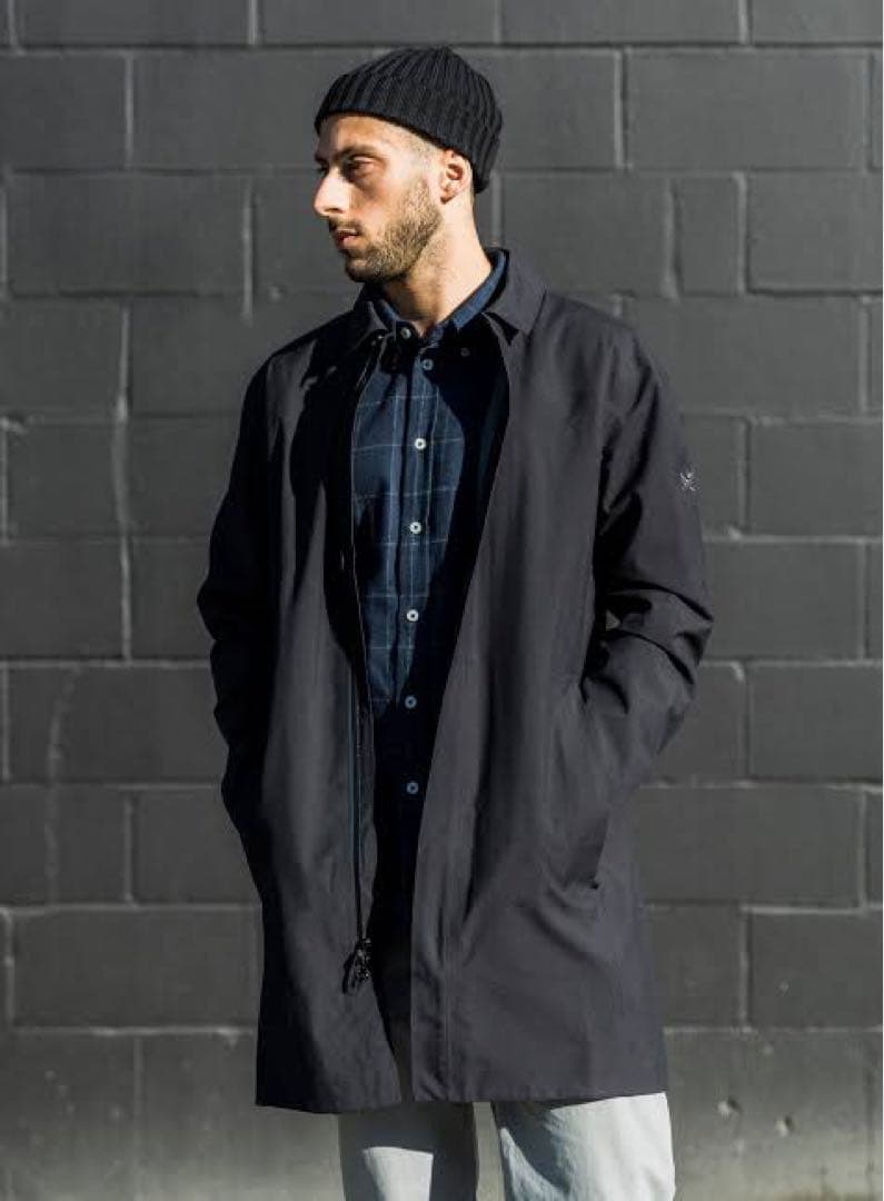 ARC'TERYX/KEPPEL TRENCH COAT/ブラック/Sサイズ