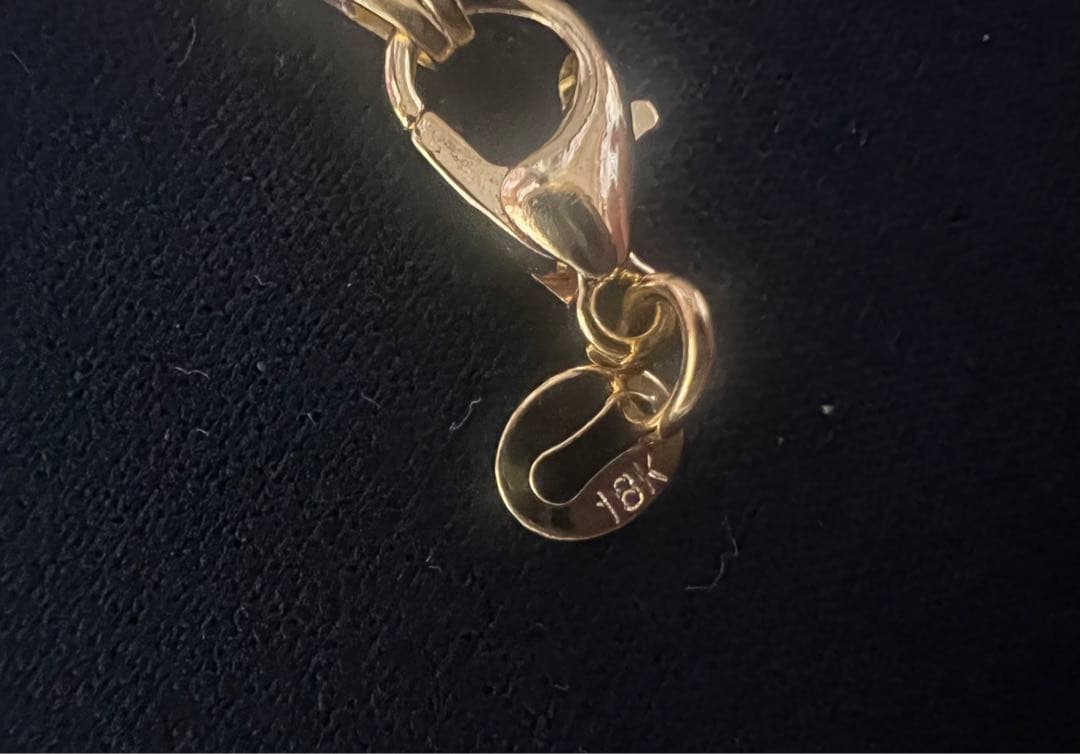 遺品整理 ネックレス ゴールド 18K 刻印あり
