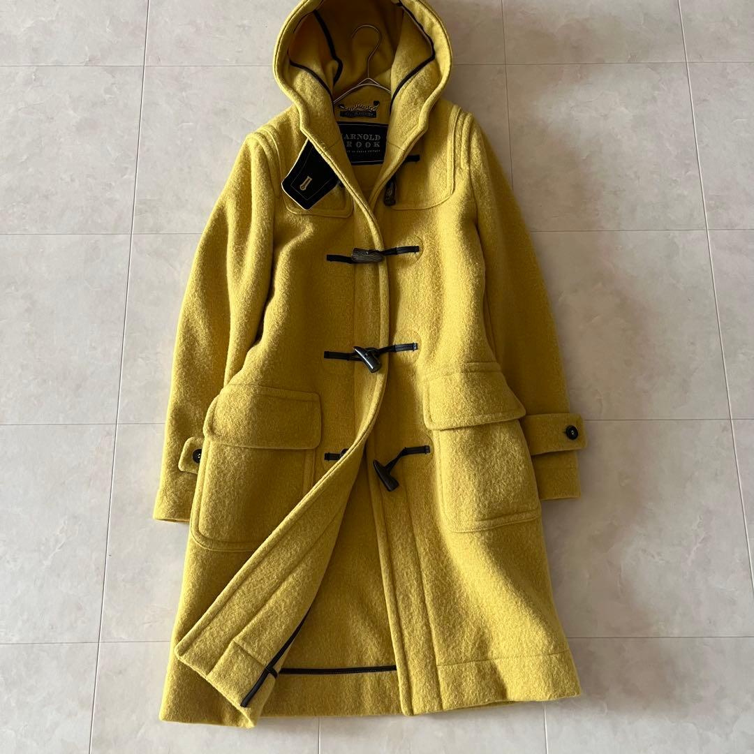 英国製✨HARNOLD BROOKアーノルドブルック ダッフルコート イエロー8