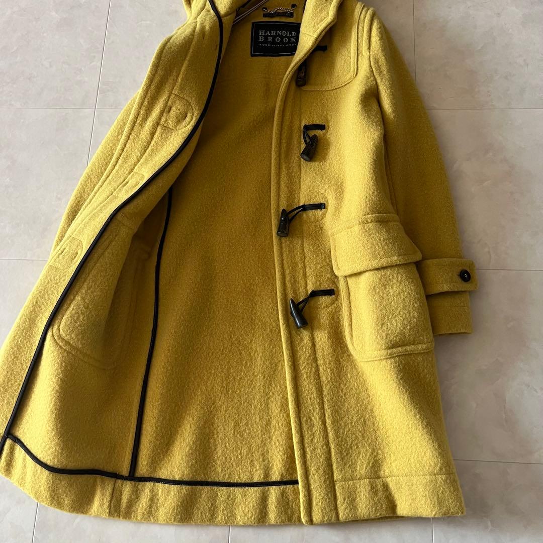 英国製✨HARNOLD BROOKアーノルドブルック ダッフルコート イエロー8