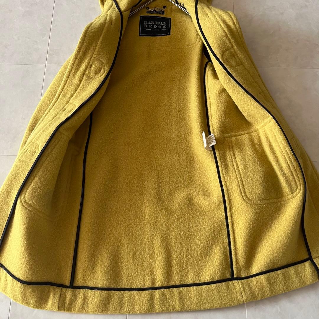 英国製✨HARNOLD BROOKアーノルドブルック ダッフルコート イエロー8