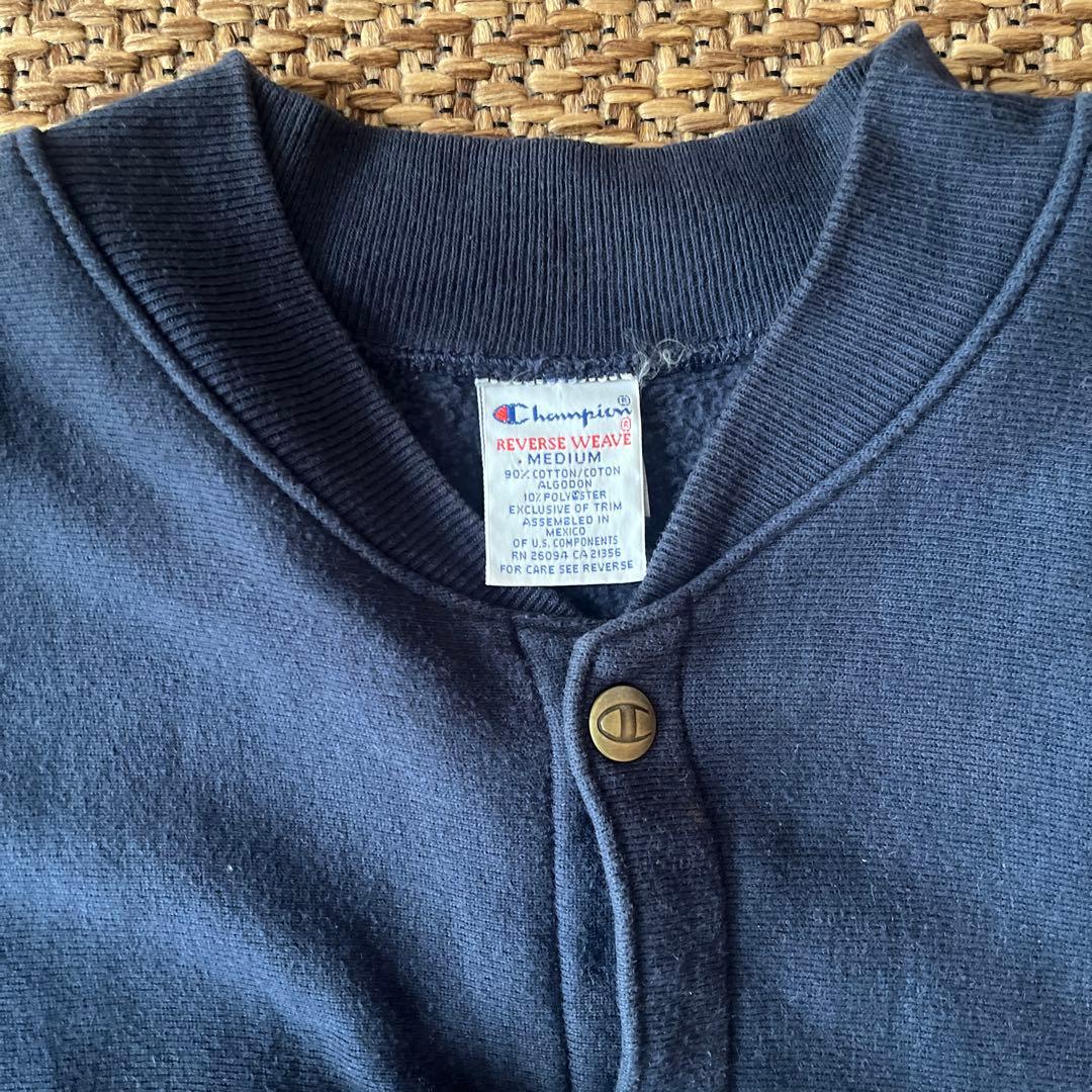 90s Champion reverse weave スナップカーディガン