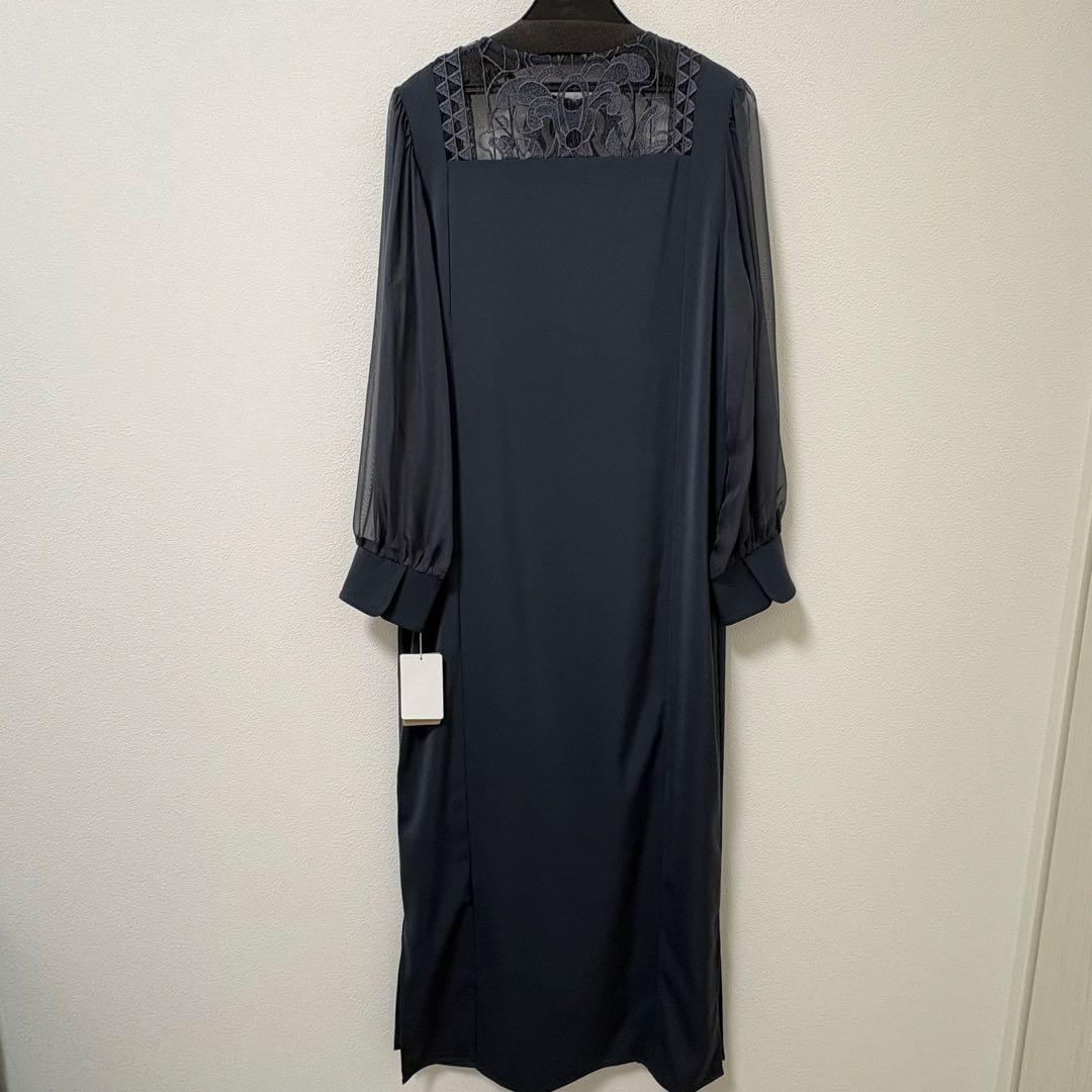 リルアー L'ERURE Jacquard lace pencil dress