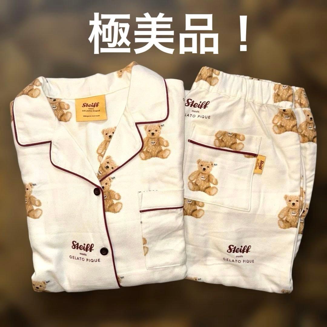 極美品！ジェラートピケ 【Steiff】シュタイフ ネルシャツ・パンツセット