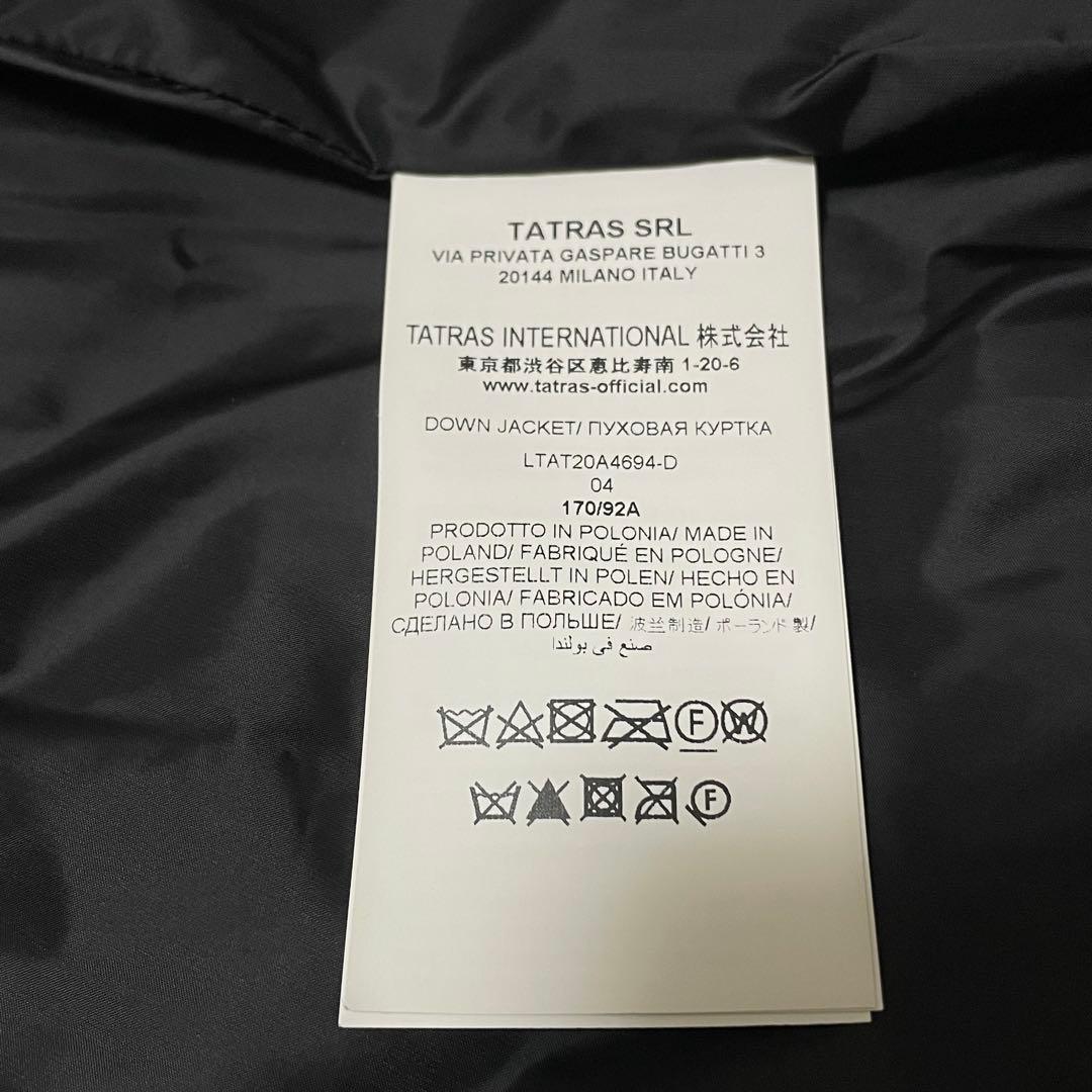 極美品✨近年TATRAS タトラス ポリテアマ ダウンジャケット ブラック04