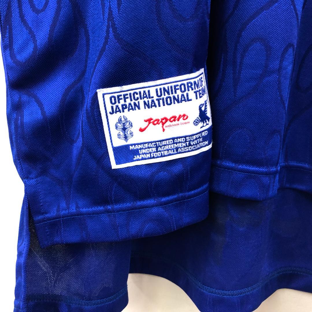 美品 98年 フランスW杯 日本代表 ユニフォーム asics ファイヤー 炎