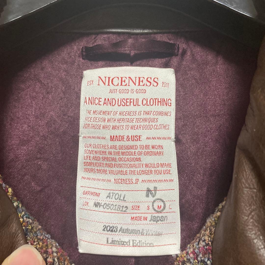 23aw NICENESS ATOLL Mサイズ