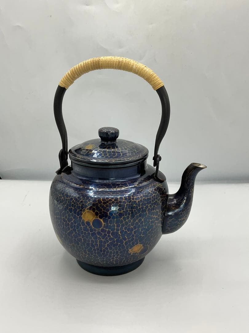 鎚起銅器　北越堂　急須