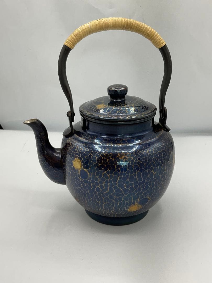 鎚起銅器　北越堂　急須