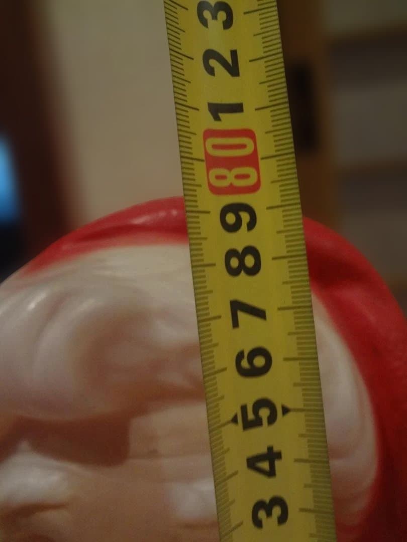 サンタクロース　ライトスタンド置物 約80cm　アメリカンヴィンテージ