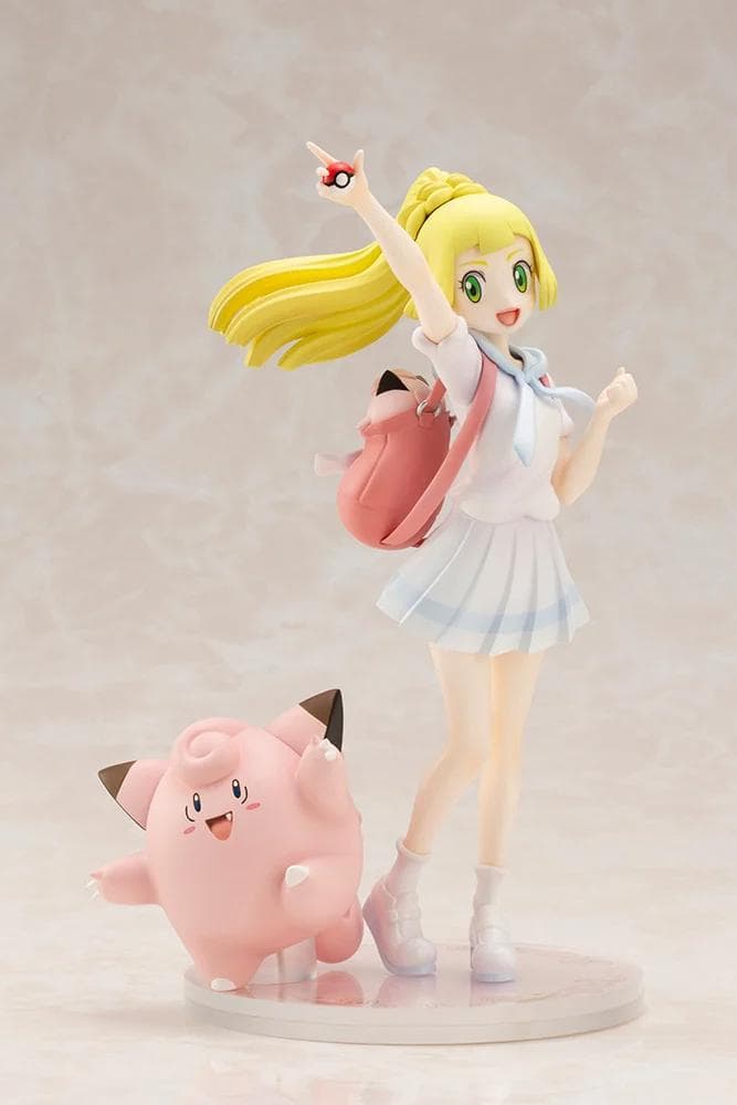 【新品/未開封】ポケモンセンターオリジナル フィギュア がんばリーリエ&ピッピ
