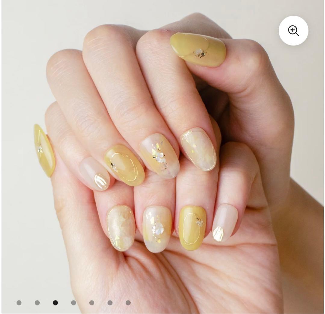 EVERNAIL ネイルチップセット イエロー系