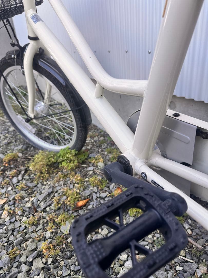 【引き取り限定】サイクルベースあさひCream Cargo チャイルドシート付き