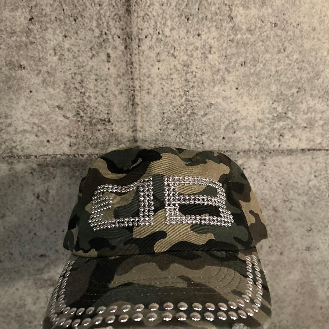 BEEDEN 迷彩 ストーン付きキャップ