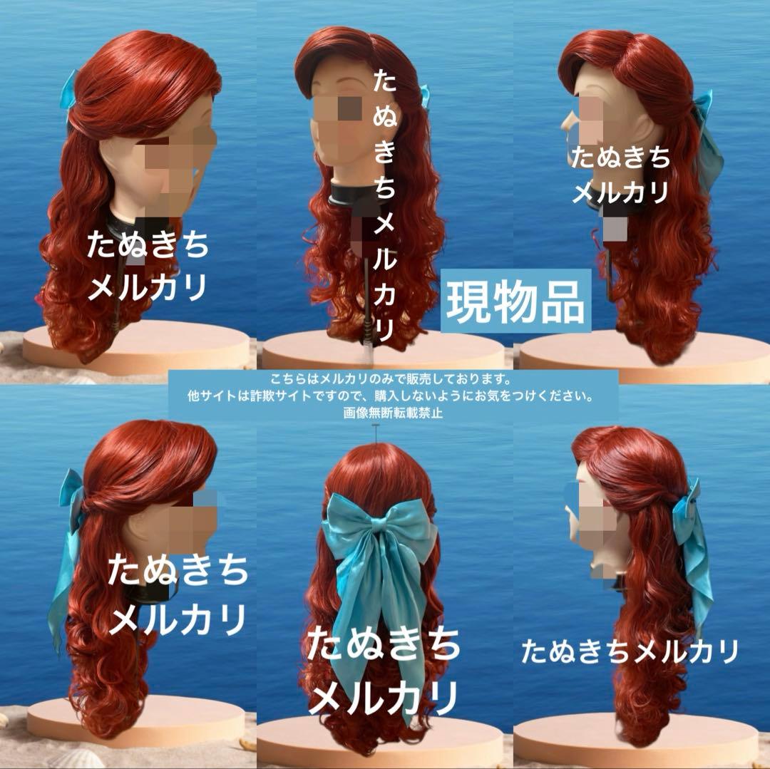 aiko　アリエル風　町娘　ウィッグ