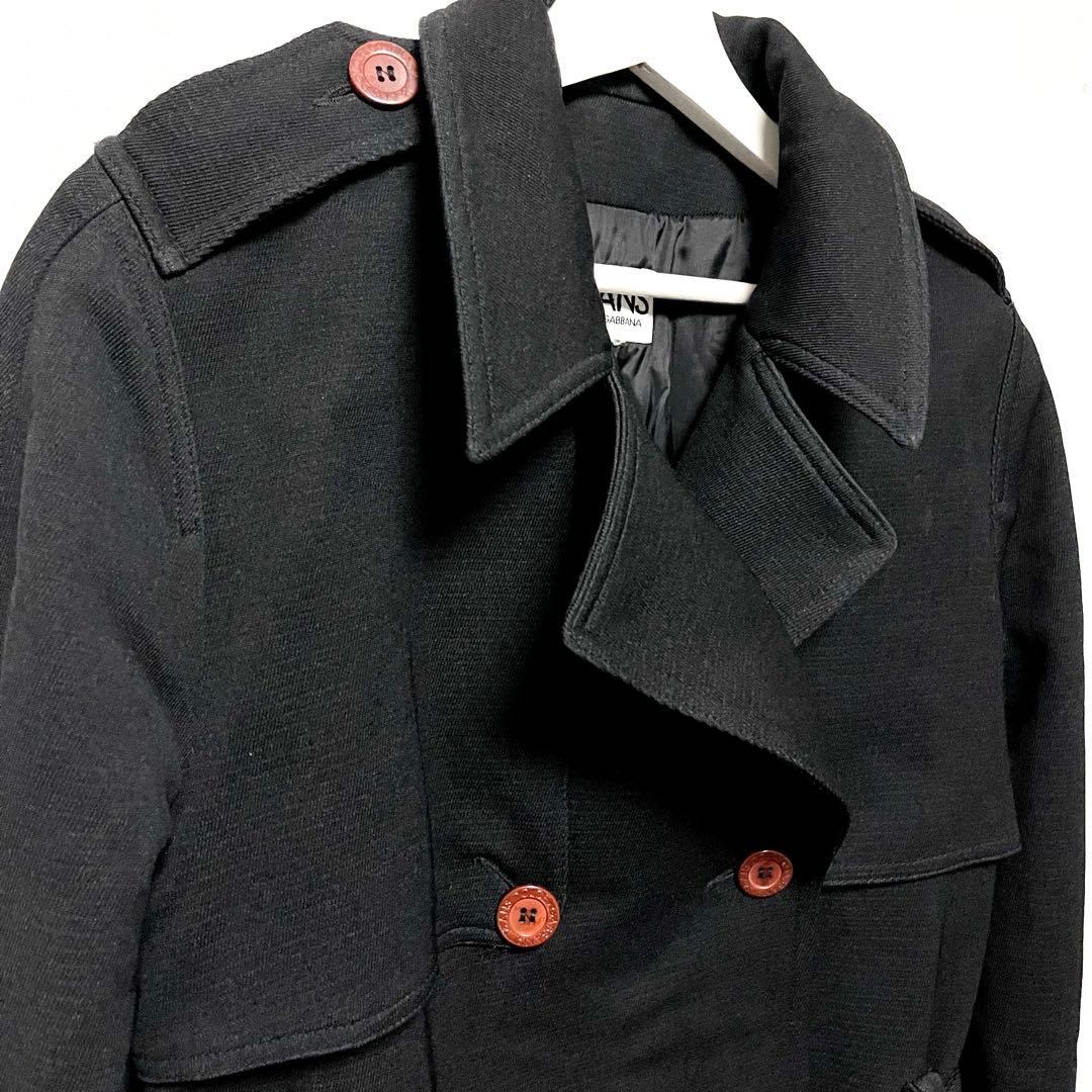 DOLCE＆GABBANA トレンチコート　黒
