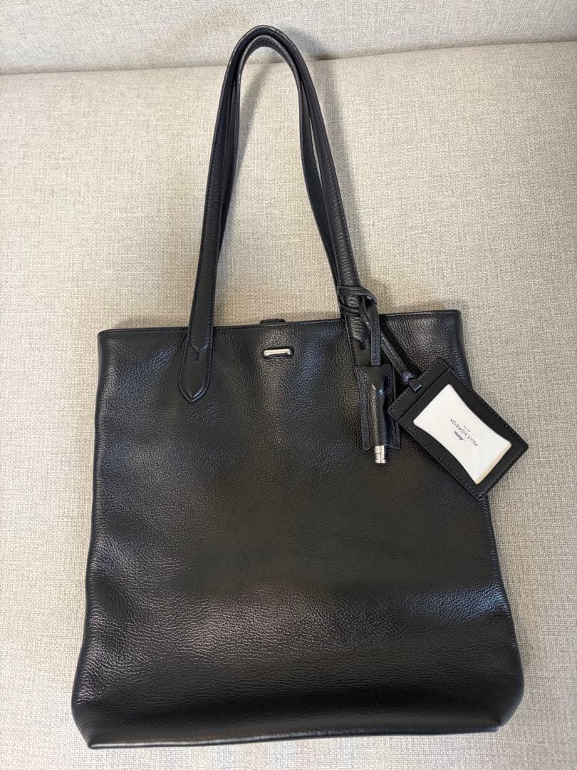 PELLE MORBIDA スリムトート MB069 ネイビー ペッレモルビダ