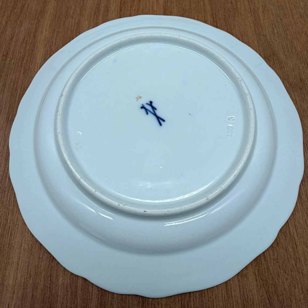マイセン ベーシックフラワー フラワーブーケ 昆虫 プレート