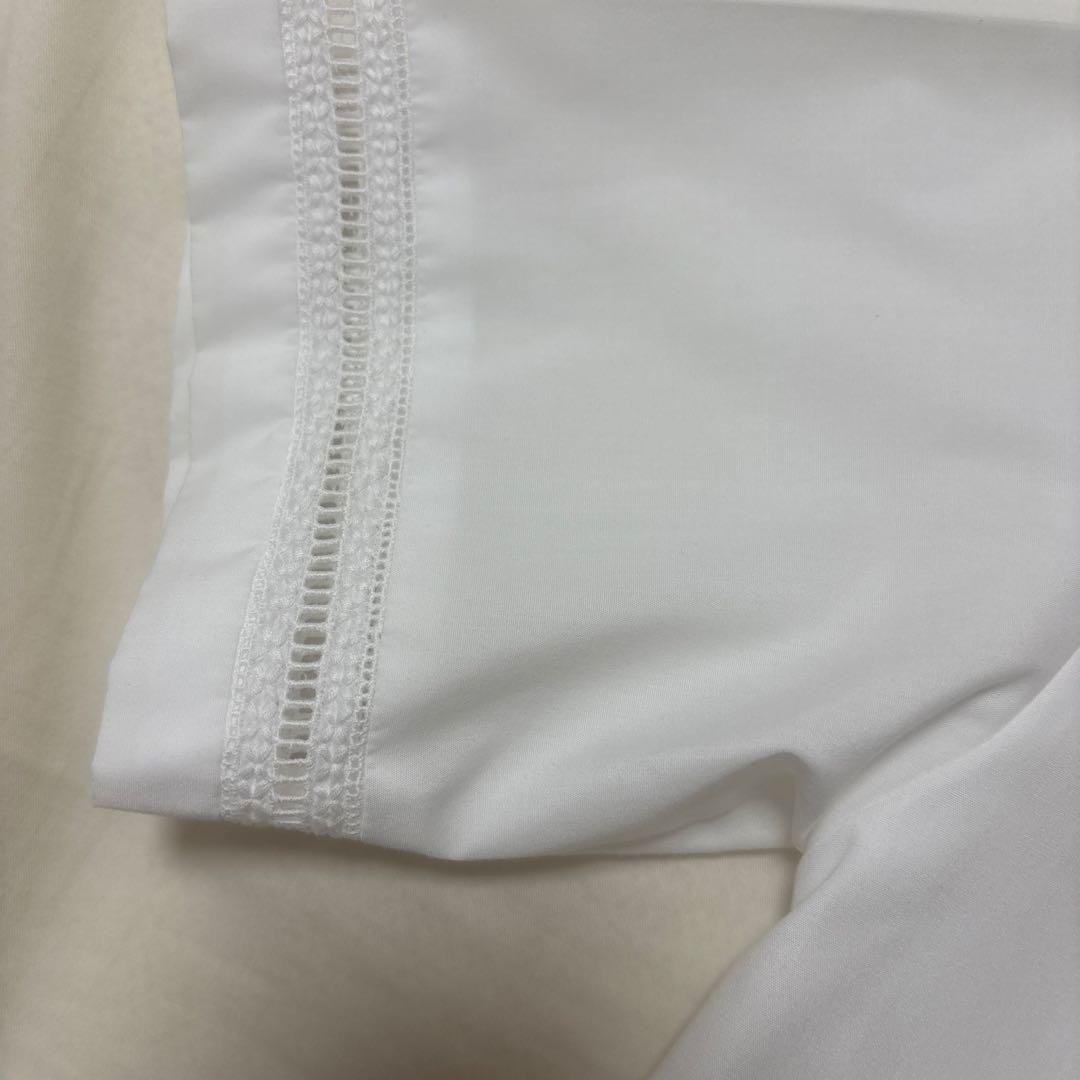 OHGA PURE LACE襟フリルシャツ