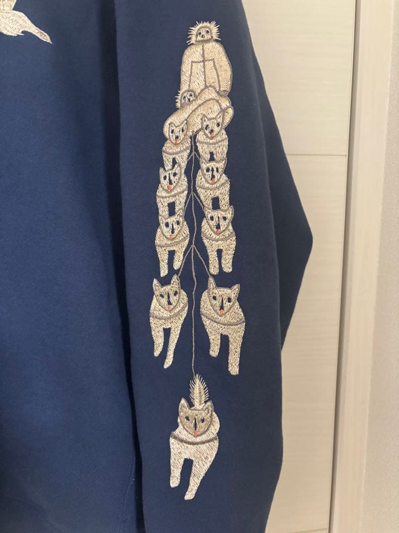 SUKA ZIP PARKA 「EMBROIDERED ALASKA」