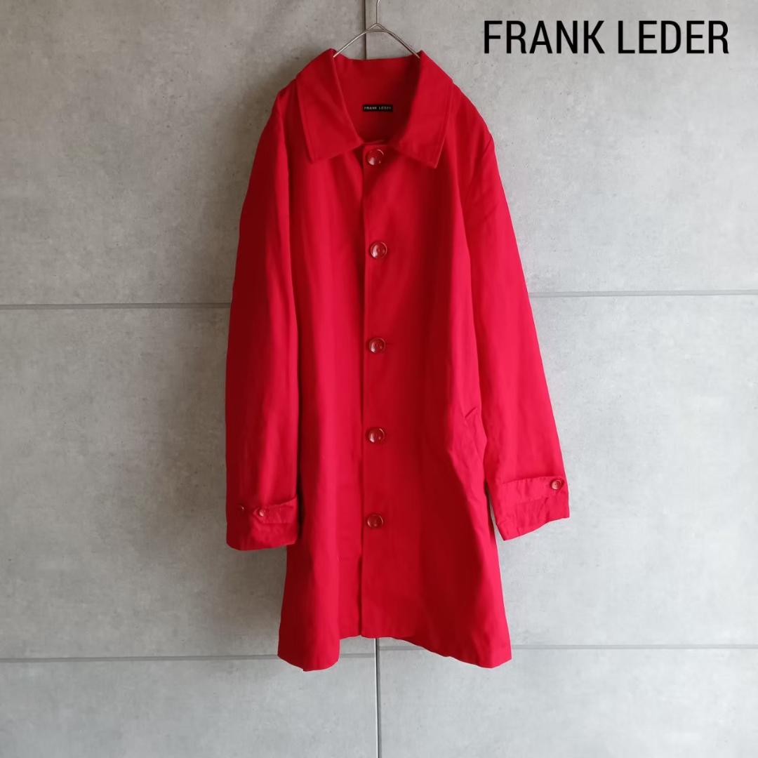 【FRANK LEDER】 フランクリーダー ドイツ製 コート 赤 X740