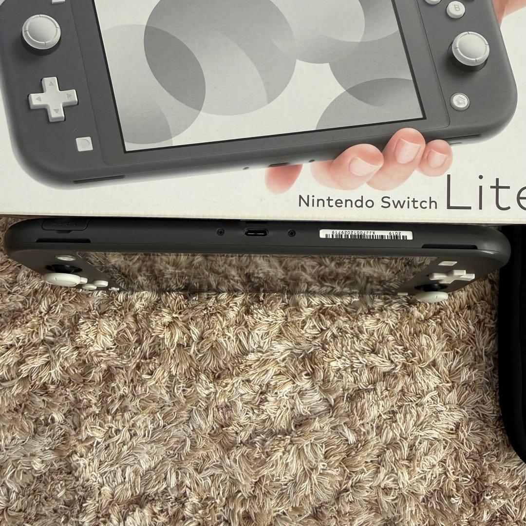 Nintendo Switch Lite グレー 本体 ACアダプター付き