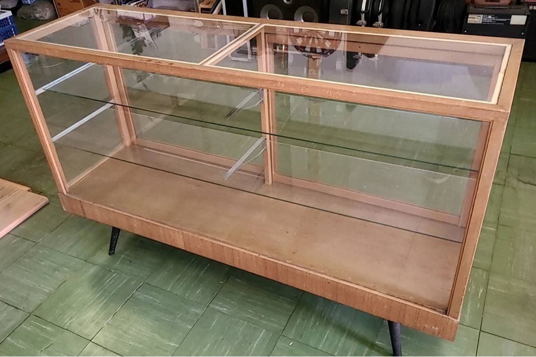 【専用/ブーヒーさん】ヴィンテージ　木製　ガラスショーケース