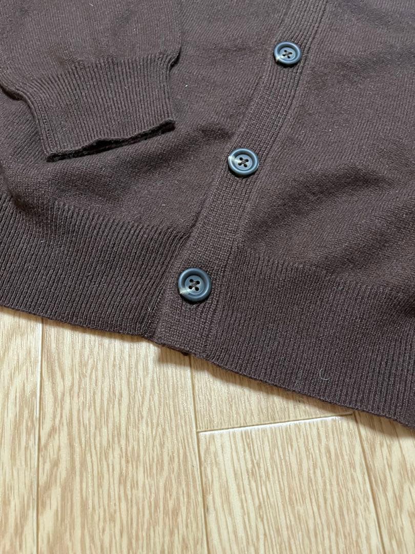 UNIQLO ブラウン 100%カシミヤ カーディガン Lサイズ