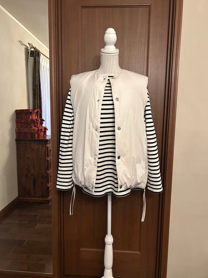PS★未使用品★ MIESROHE★ｒｅｃｙｃｌｅミディダウンベスト