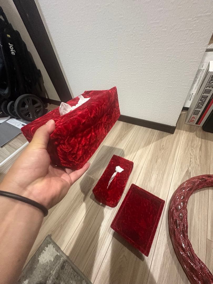 17プロフィア　内装セット　チンチラレッド