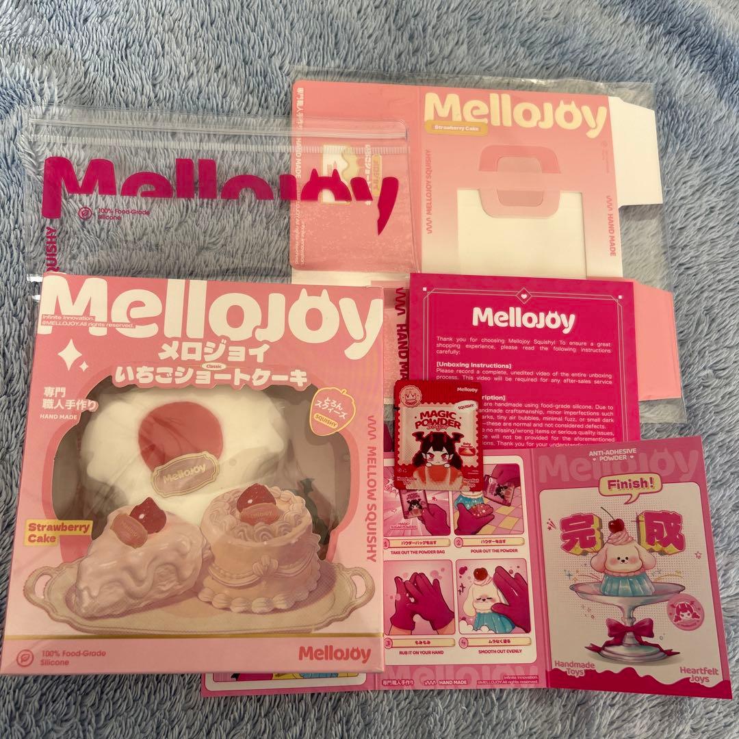 mellojoy いちごショートケーキ　スライス　メロジョイ　スクイーズ　未開封