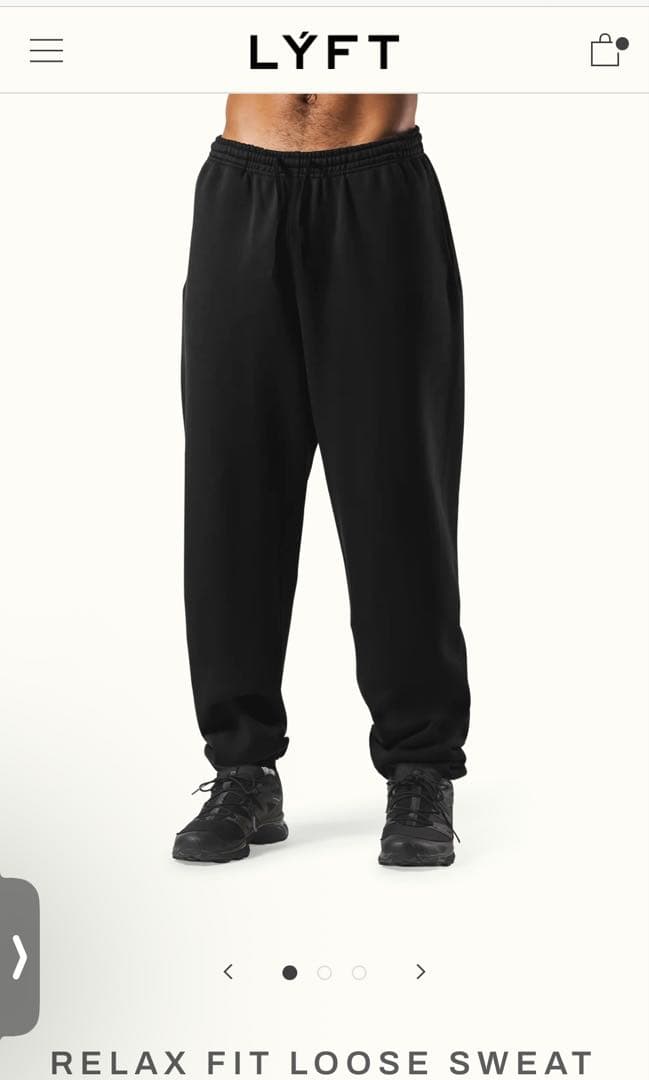 美品LIFT/M/RELAX FIT LOOSE SWEAT/定価14,300