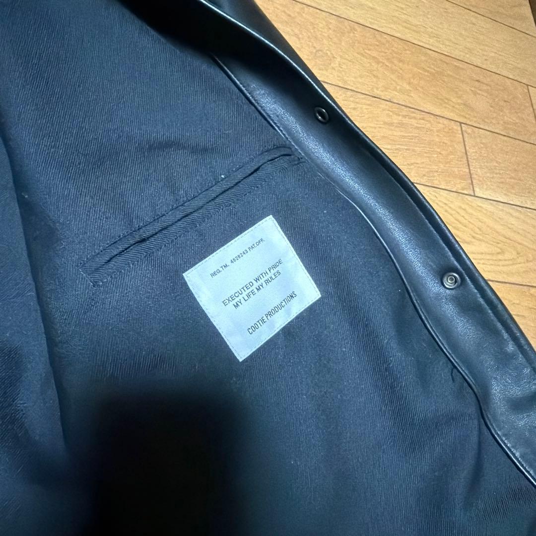 最安値　cootie productions leather coach XL