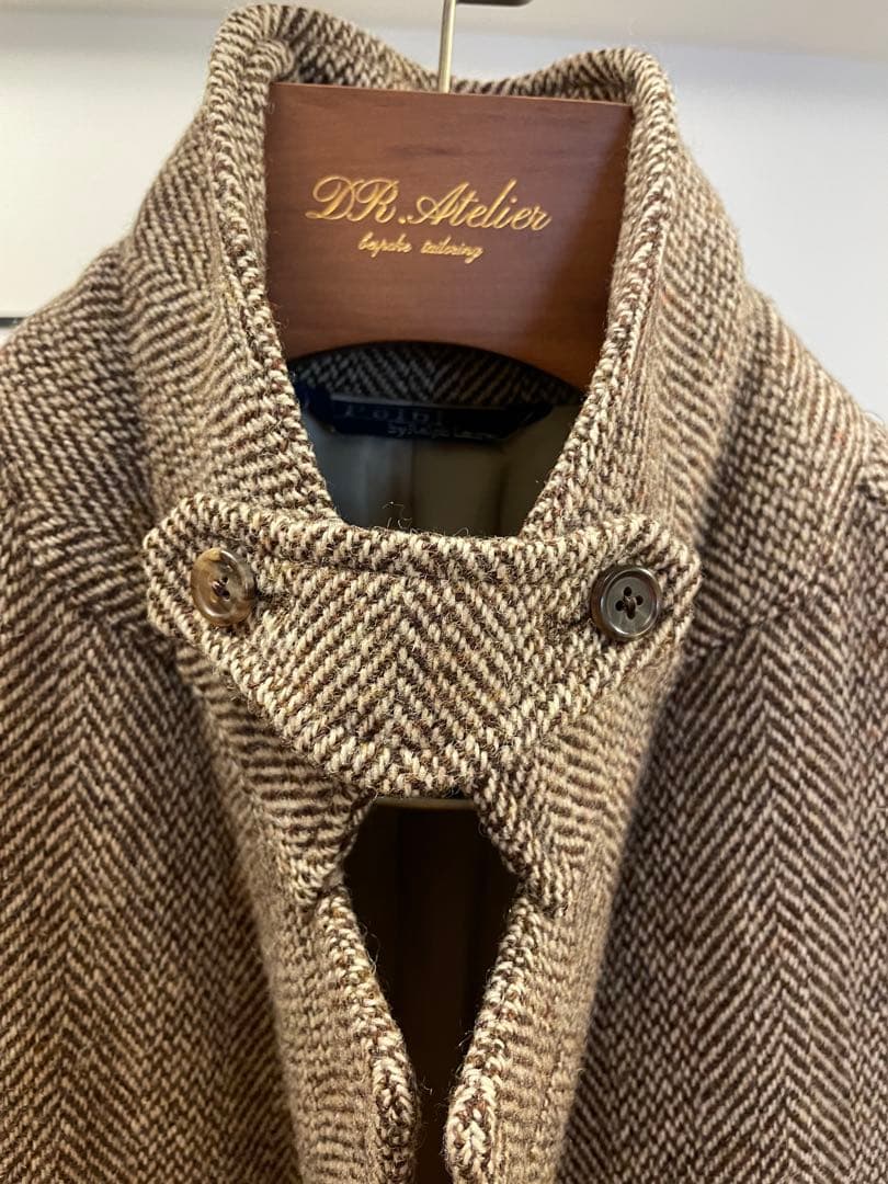 【一枚袖】Polo by Ralph Lauren バルマカーンコート ツイード
