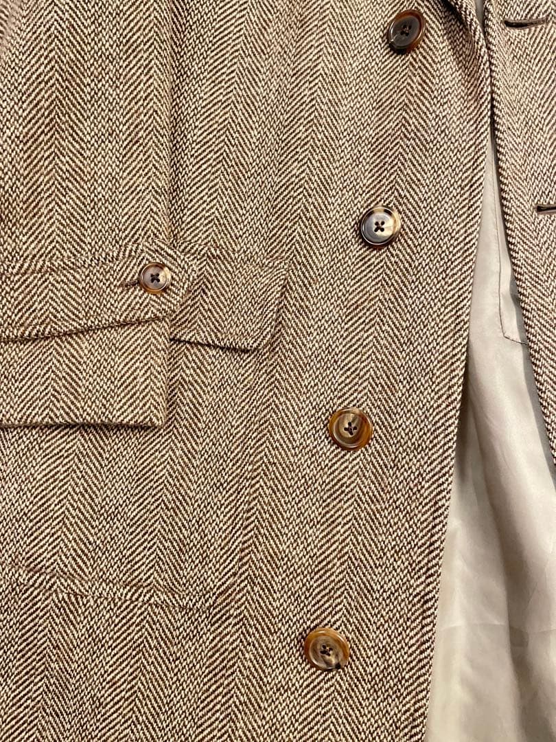 【一枚袖】Polo by Ralph Lauren バルマカーンコート ツイード