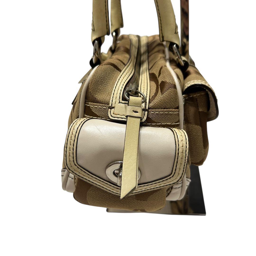 バッグ Coach Signature Gallery Pocket Satchel