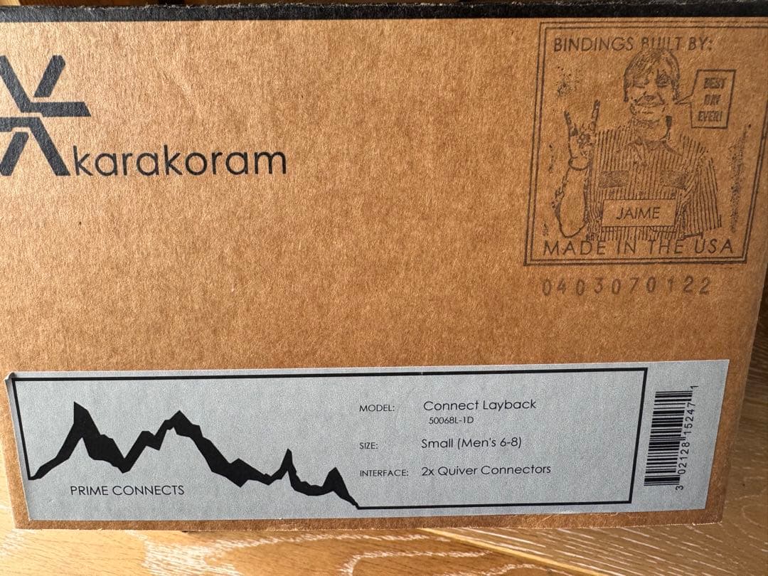 新品karakoram レイバックS layback