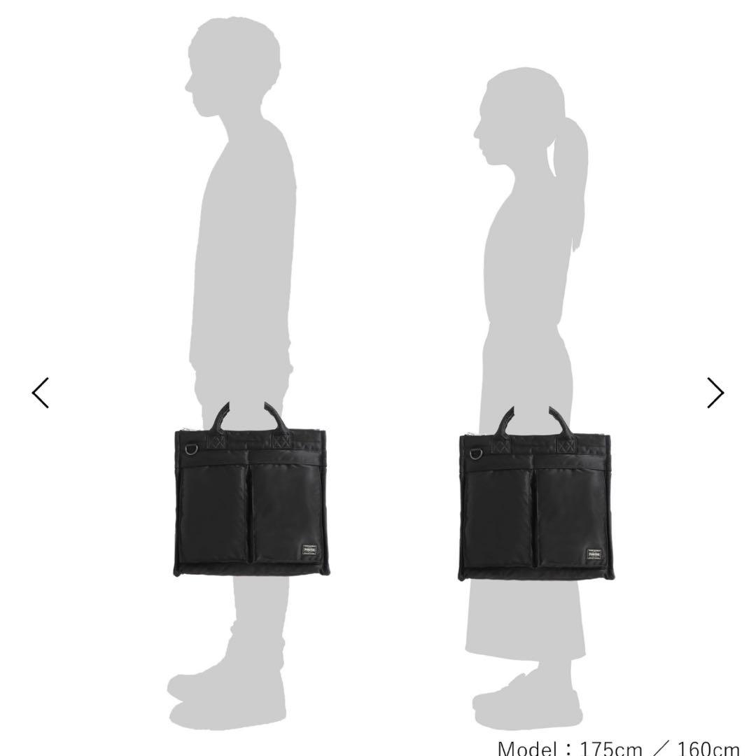 バッグ PORTER / TANKER SQUARE TOTE BAG(L)