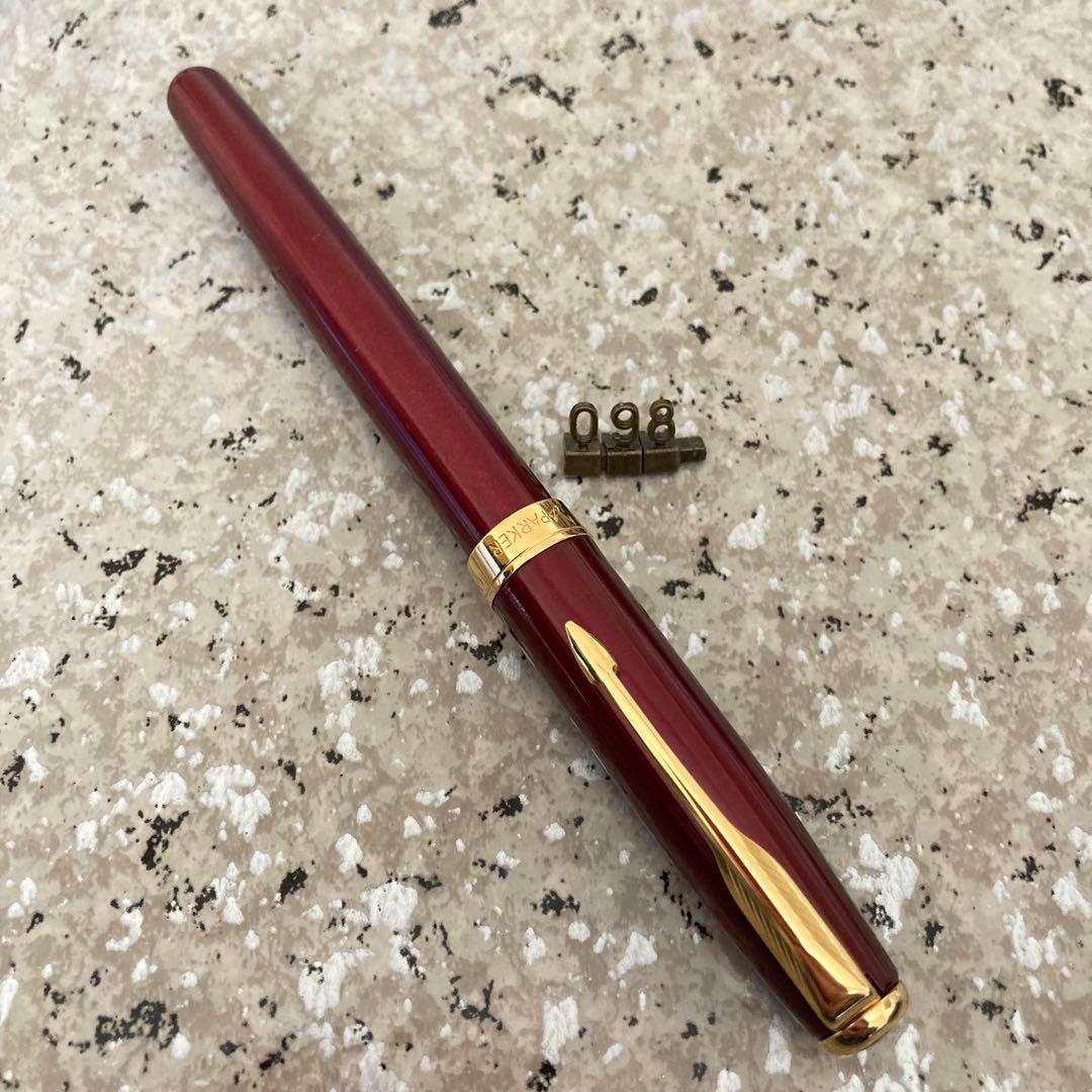 #098 オーバーホール済み 万年筆 パーカー SONNET ソネット 18k