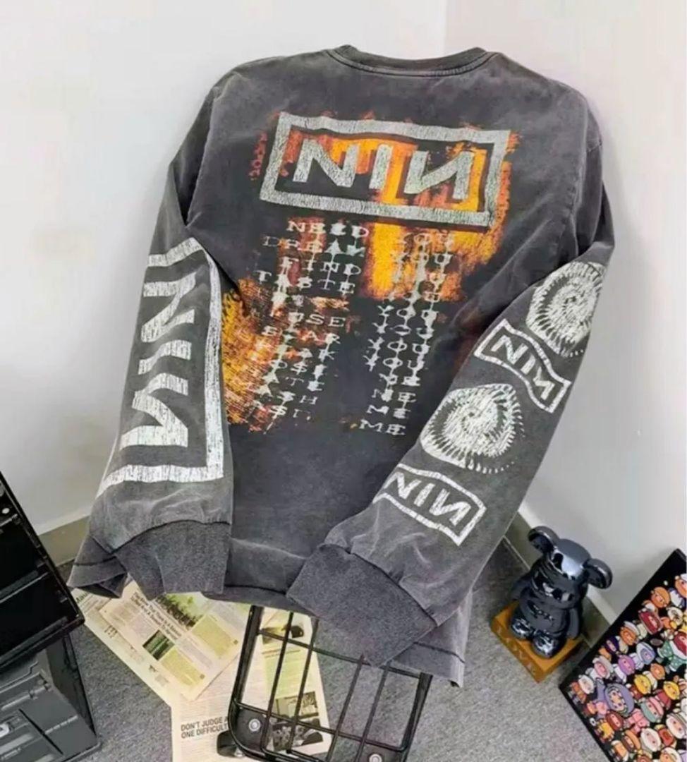 SAINT Mxxxxxx セントマイケル ナインインチネイルズ ロンT 新品