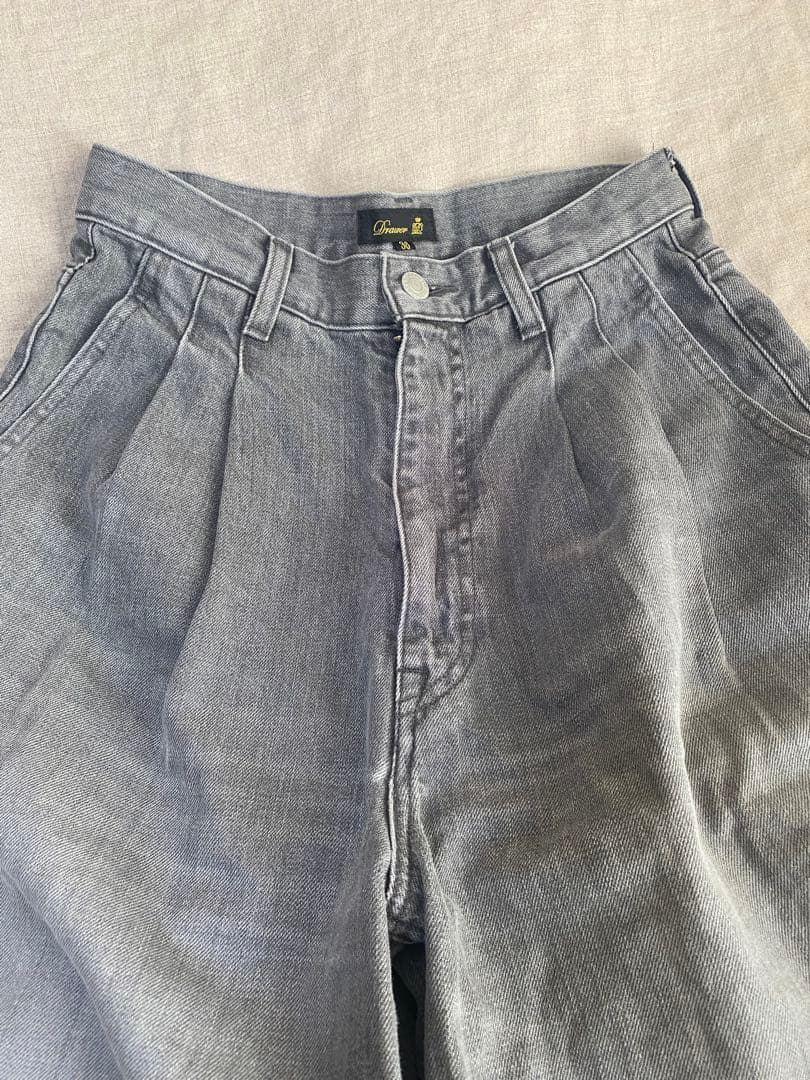 Drawerデニムタックパンツ36